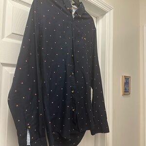 Men’s of Norway Navy blue shirt, size medium